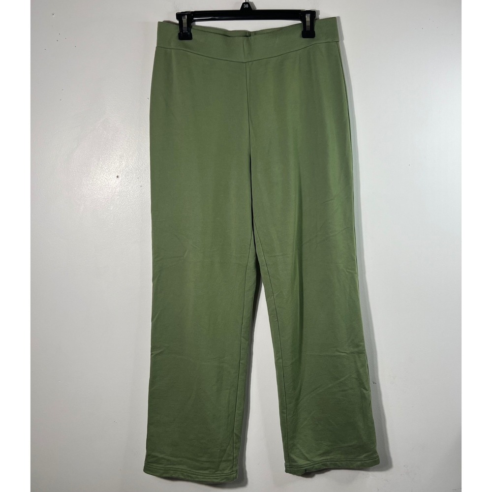 Womens Anne Klein Sport Casual Lounge Pants Sweatpants Green M